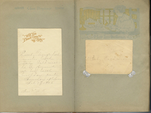 The next several pages contain party invites