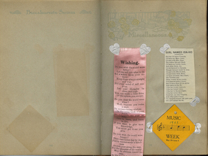 "Girl Named Ida-Ho" poem as well as a poem titled "Wishing".