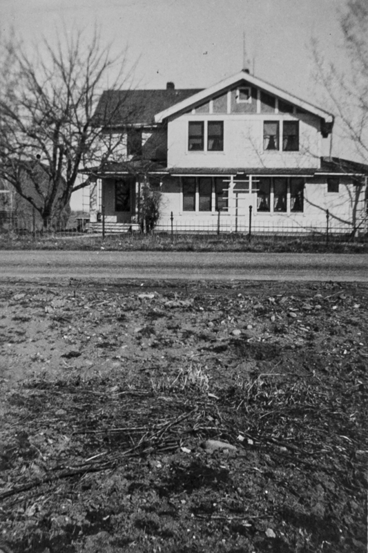 Outside shot of a home