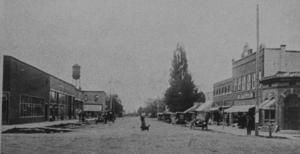 Looking west on Idaho Street.