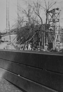 Worker outside Meridian Creamery