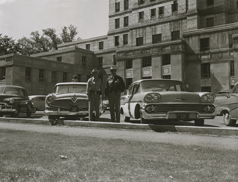 Deputy Sheriff Gene Hiner and Officer