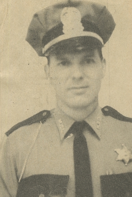 Robert E. Edwards, a new police officer. 