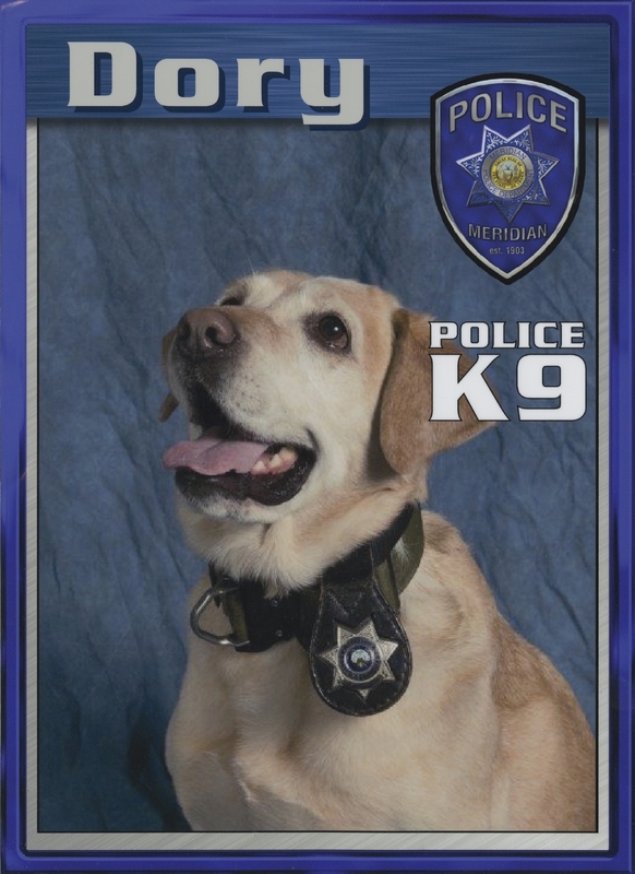 Dory-K-9 Police Card, circa 2012