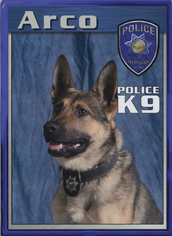 Arco-K-9 Police Card, circa 2012