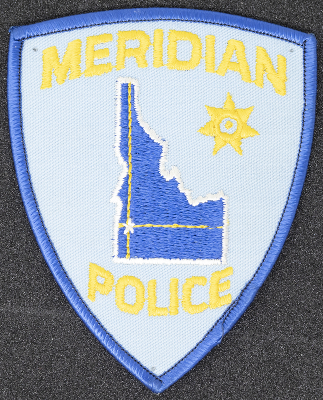 Meridian Police patch, the 5th issue released by the department, used in 1984-1985. 