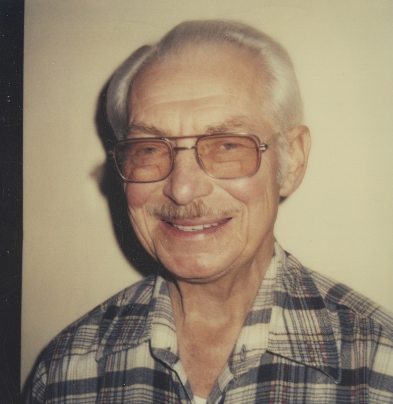 Carl Rathjen, who helped create the Meridian Library's Idaho Collection, 1982. 