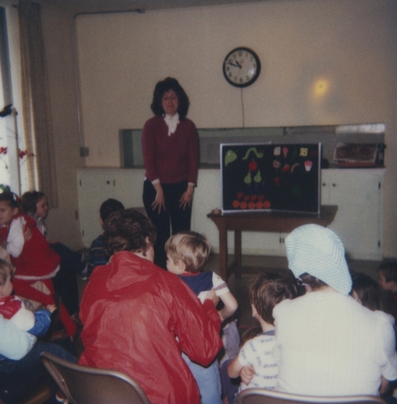 Susan D'Errico tells the story of The Very Hungry Caterpillar with a felt board on Thursday March 8, at 10:30. 