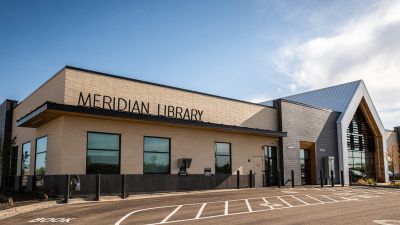 The Orchard Park Branch, dedicated and opened in May 2023. This 15,000 square foot library has a drive up book return, a 24 hour access point for requested library materials, and a sensory room to support those with sensory processing needs. 