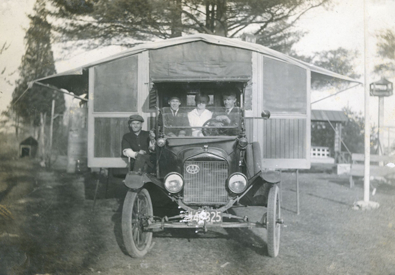 The Willett Family traveled from Bridgewater, Massachusetts to Meridian, Idaho in 1921 to visit their daughter. This photograph collection documents their six-week cross-country journey in an auto bungalow.