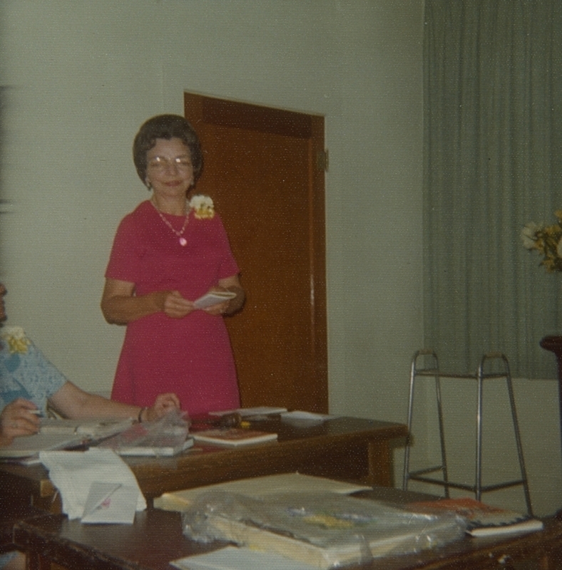 Mildred Langley-Occident Club President in June 1974