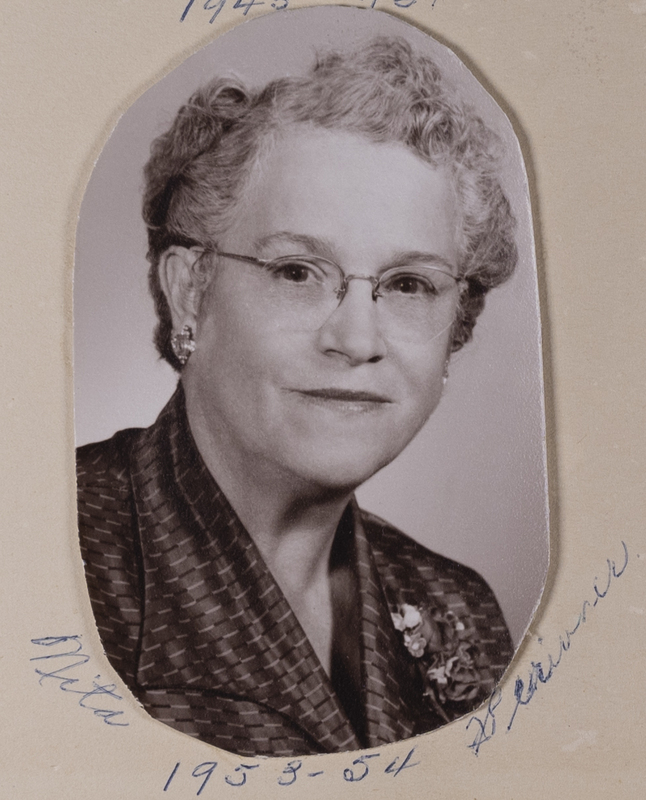 Nita Scrivner-Occident Club President 1954-1955