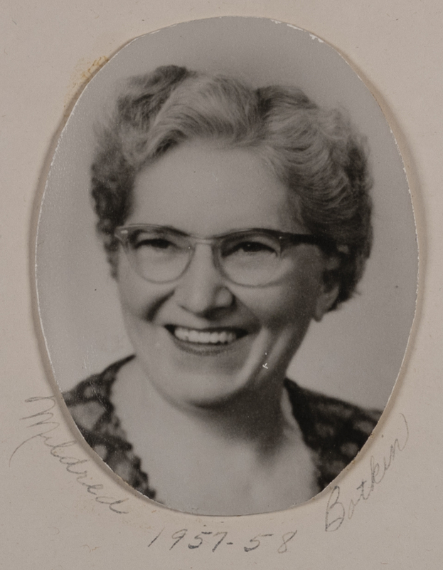 Mildred Botkin-Occident Club President 1957-1958