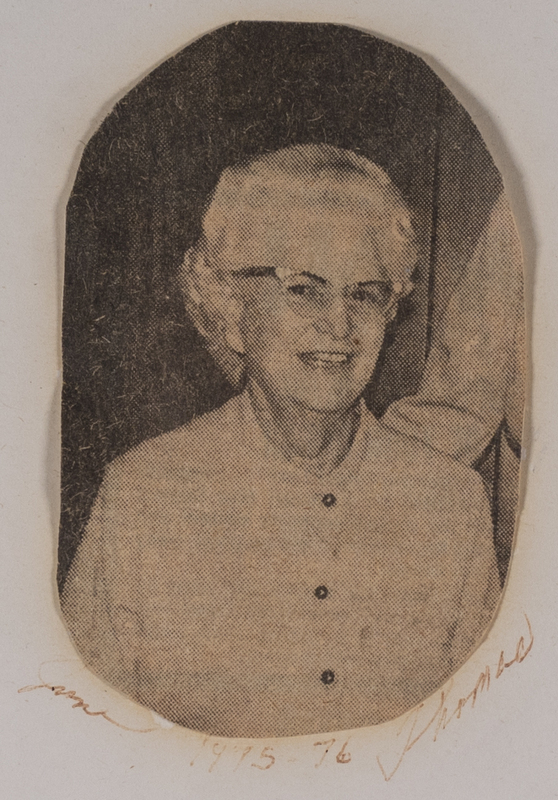 June Thomas-Occident Club President 1975-1976, 1982-1984, 1987-1988