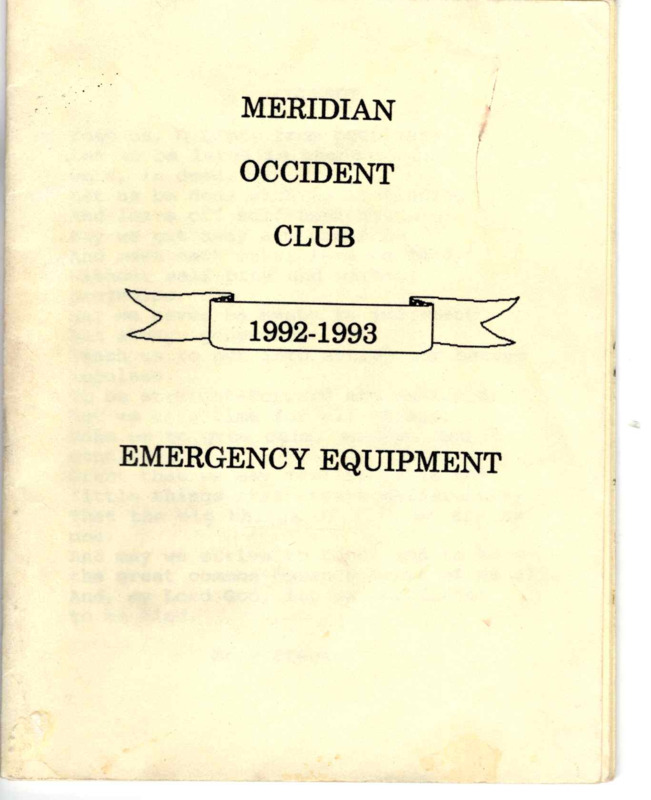 Yearbook consists of list of club officers, club membership, and monthly club meeting program details for the functionality of club meetings. Each year spans from September to September.