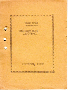 Yearbook consists of list of club officers, club membership, and monthly club meeting program details for the functionality of club meetings. Each year spans from September to September.