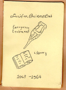 Yearbook consists of list of club officers, club membership, and monthly club meeting program details for the functionality of club meetings. Each year spans from September to September.