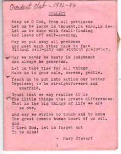 Yearbook consists of list of club officers, club membership, and monthly club meeting program details for the functionality of club meetings. Each year spans from September to September.