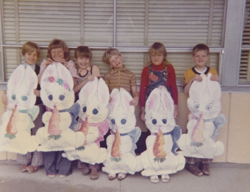 Meridian Elementary School Easter Bunnies, circa 1970s