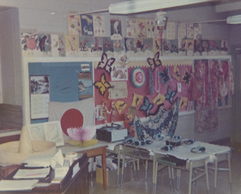 Meridian Elementary School Classroom circa 1970s