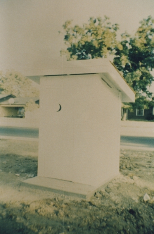 Completed Outhouse, part of the Michael Knorpp Eagle Scout Project, July 1993