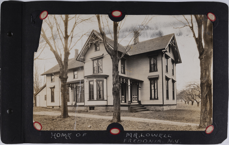 Mr. Lowell's home in Fredonia, New York.