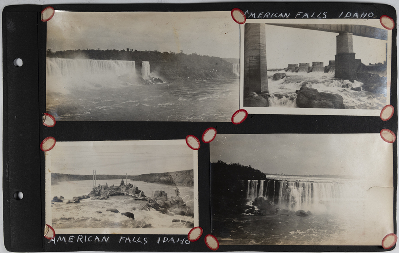 All images showcase different views of American Falls, Idaho