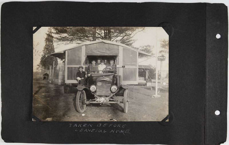 Auto bungalow before leaving Bridgewater, MA with four passengers.