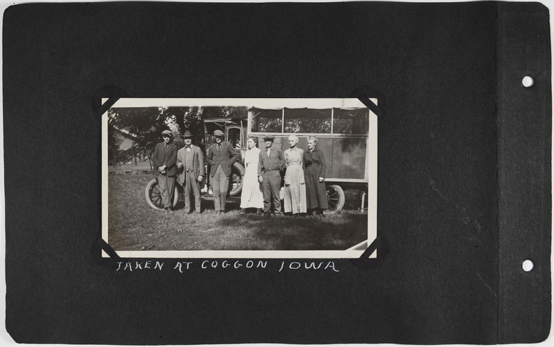 Seven members of the Willett family in Coggon, Iowa.